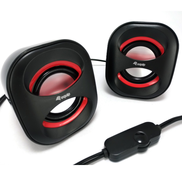 EQUIP SPEAKER USB 2.0 BLACK WHITE